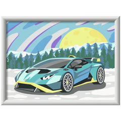 Ravensburger - Creart Blue Lamborghini - Peinture par Numéros - Arts et Loisirs