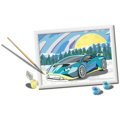 Ravensburger - Creart Blue Lamborghini - Peinture par Numéros - Arts et Loisirs
