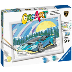 Ravensburger - Creart Blue Lamborghini - Peinture par Numéros - Arts et Loisirs