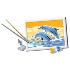 Ravensburger - Creart Dauphins Enchanteurs - Peinture Par Numéros - Arts et Loisirs