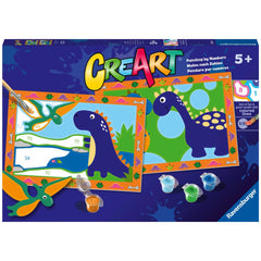 Ravensburger - Creart Pays des Dinosaures - Peinture par Numéros - Arts et Métiers