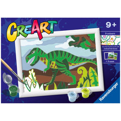Ravensburger - Creart Dinosaure Errant - Peinture Par Numéros - Arts et Métiers