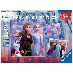 Ravensburger - Frozen - The Journey Begins - 3x49 Pieces - Puzzles