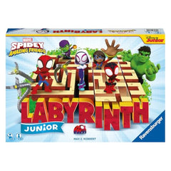 Ravensburger - Labyrinth Junior Spidey and Friends Board Game Age +4 - 81020894