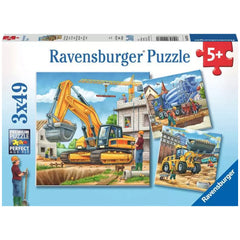 Ravensburger - Grands Véhicules de Construction - 3x49 Pièces - Puzzles