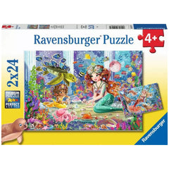 Ravensburger - Sirènes Magiques - 2x24 Pièces - Puzzles