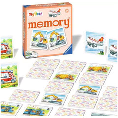 Ravensburger - Mon Premier Mémoire Véhicules - Jeu de Cartes - Instructions Multilingues