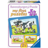 Ravensburger - My First Puzzles - Good Animal Friends - 3X6 Pieces - Puzzles