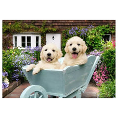 Ravensburger - Puzzles - Jigsaw Golden Retriever Bien-être - 200 Pièces - 9 Ans+