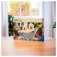 Ravensburger - Puzzles - Jigsaw Golden Retriever Bien-être - 200 Pièces - 9 Ans+