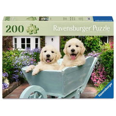 Ravensburger - Puzzles - Jigsaw Golden Retriever Bien-être - 200 Pièces - 9 Ans+
