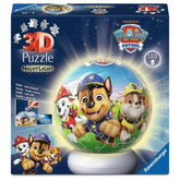 Ravensburger - Puzzles - Puzzle-Ball 3D PAW Patrol Lampe de nuit - 6-99 Ans - Éducatif