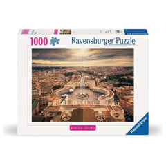 Ravensburger - Puzzles - Rome Mediterranean Places 1000pcs - 14 Years - Beautiful Skylines