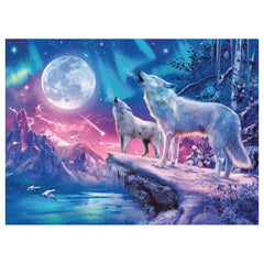 Ravensburger - Puzzles - Star Line Loup dans les aurores boréales 500pcs - 12 Ans