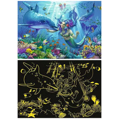 Ravensburger - Paradis sous-marin scintillant - 200 pièces - Puzzles