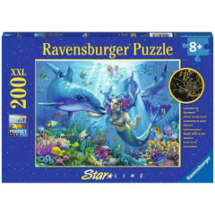Ravensburger - Paradis sous-marin scintillant - 200 pièces - Puzzles