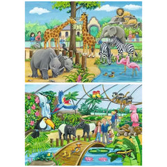 Ravensburger - Welcome To The Zoo - 2x24 Pieces - Puzzles