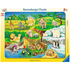 Ravensburger - Visite au zoo - 14 pièces - Puzzles