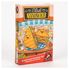 Red Glove - Club Sandwich Board Game Ages 8+ - Fast-Paced Food Truck Memory & Bluffing Card Game for 2-4 Players with 73 Triangular Cards - RG2084 - Italian Edition