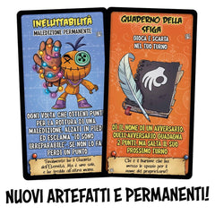 Red Glove - Vudù: Comics Vs Manga Board Game Expansion Ages 8+ - Hilarious Comic & Anime Spell Expansion for 2-8 Players with 32 New Curse Cards - RG20851 - Italian Edition