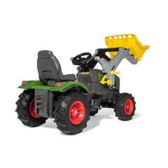 Rolly Toys - Tracteur Rolly Farmtrac Fendt 211 Vario avec pelle et roues gonflables jouets à pousser