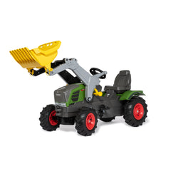 Rolly Toys - Tracteur Rolly Farmtrac Fendt 211 Vario avec pelle et roues gonflables jouets à pousser