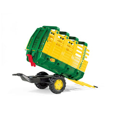 Rolly Toys - Remorque Rollyhay verte - Jouets à chevaucher
