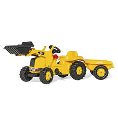 Rolly Toys - Rollykid Cat Tractor With Trailer Riding Toys