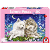 SCHMIDT SPIELE - Puzzle de 200 pièces Amis Loups Douillets - Puzzles