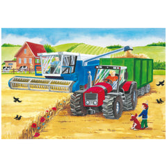 SCHMIDT SPIELE - À la ferme 3x24 pièces Puzzles pour enfants - Puzzles