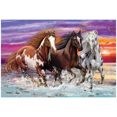 SCHMIDT SPIELE - Trio de chevaux sauvages 200 pièces - Puzzles pour enfants