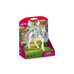Schleich - Bayala - Fée Eyela avec Licorne Princesse - Figurines d'Action et de Jouets - 70569