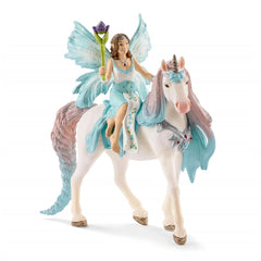 Schleich - Bayala - Fée Eyela avec Licorne Princesse - Figurines d'Action et de Jouets - 70569