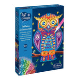 Sentosphere - Arts & Créations Peinture Diamant Hibou - Arts et Loisirs