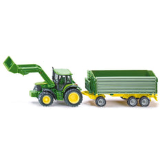 Siku - John Deere with front loader and trailer - Play Vehicles