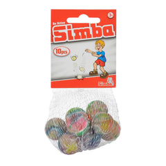 Simba - Ensemble de 10 Balles Rebondissantes Be Active - Équipement de Jeu Extérieur