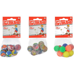 Simba - Ensemble de 10 Balles Rebondissantes Be Active - Équipement de Jeu Extérieur