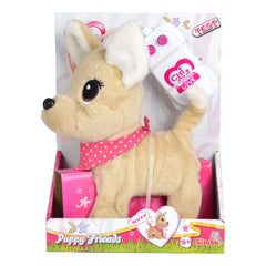 Simba - Chi Chi Love Chiens Amis Promenade avec Télécommande - Animaux en Peluche