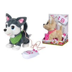 Simba - Chi Chi Love Chiens Amis Promenade avec Télécommande - Animaux en Peluche