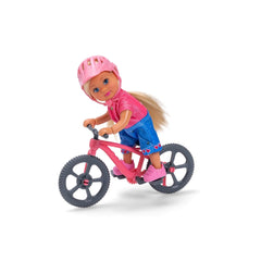Simba - Poupées - Evi Love VTT - Casque rose - 3 Ans+