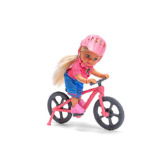 Simba - Poupées - Evi Love VTT - Casque rose - 3 Ans+