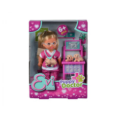 Simba - Poupées - Evi Love Docteur Chiens - Coffret vétérinaire - 3 Ans+