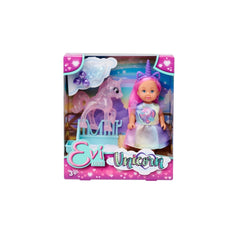 Simba - Poupées - Coffret Evi Love Licorne - Poupée 12 cm - 3 Ans+