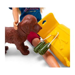 Simba - Poupées - Poupée Steffi Love randonnée avec chien et accessoires - 3 Ans+