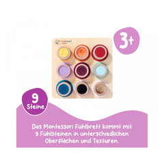 Simba - Jouets éducatifs - Planche sensorielle Eichhorn Montessori - Bois - 3 Ans+