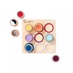 Simba - Jouets éducatifs - Planche sensorielle Eichhorn Montessori - Bois - 3 Ans+