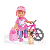 Simba - Evi LOVE Vélo de Vacances - Poupées, Ensembles de Jeu et Figurines