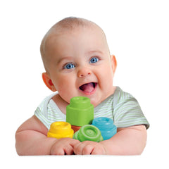 Soft Clemmy - Toucher et jouer 20 blocs de construction souples jouets d'activité pour bébé