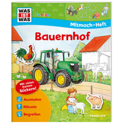 TESSLOFF - WAS IST WAS Junior Farm Activity Book - Educational - German Edition