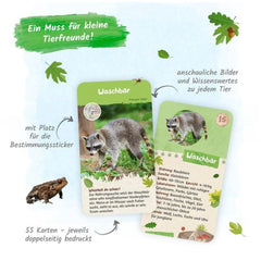 TROTSCH - Cartes d'apprentissage Animaux natifs Livres - Édition allemande